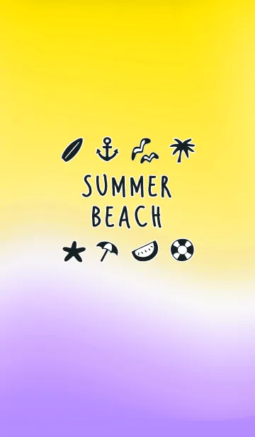 [LINE着せ替え] サマー ビーチ スタイル 5の画像1