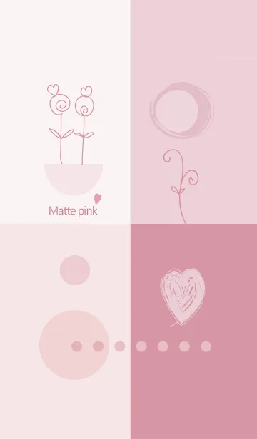 artwork_Matte pinkの着せ替えメイン画像