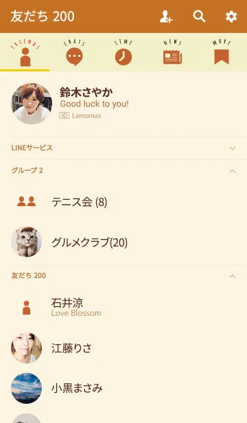 [LINE着せ替え] ブラウン5 / アイコンの画像2