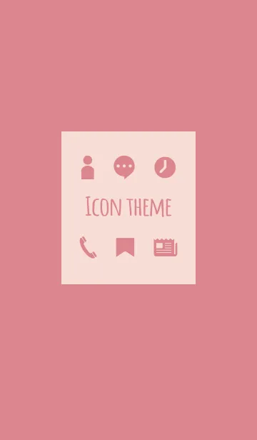 [LINE着せ替え] ピンク2 / アイコンの画像1