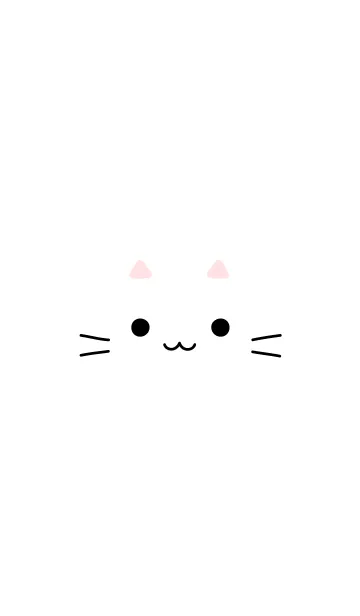 白ねこさんの着せ替えメイン画像