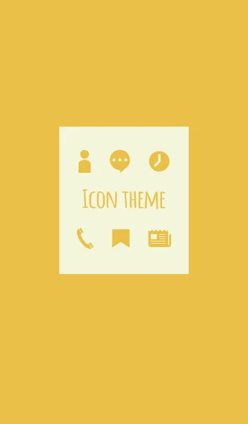 [LINE着せ替え] イエロー2 / アイコンの画像1