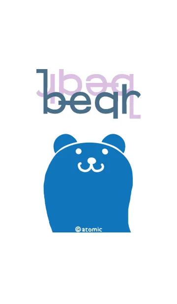 [LINE着せ替え] クマ [蒼白] ラクガキ 114の画像1