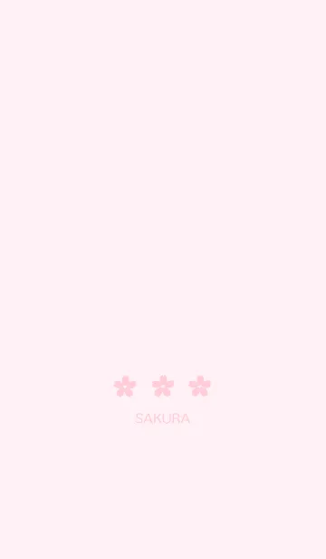 [LINE着せ替え] シンプル「桜」の画像1