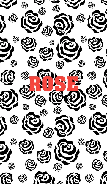 [LINE着せ替え] Cutting picture of rose. -BLACK-の画像1