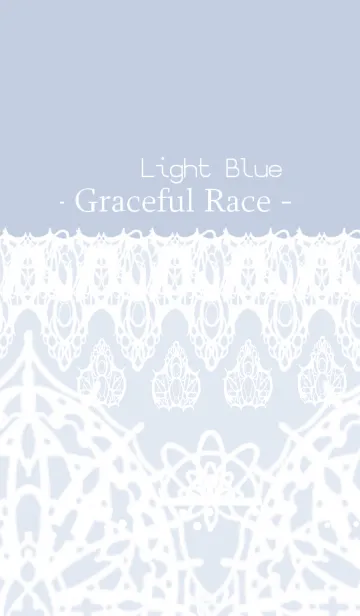 [LINE着せ替え] -グレースレース- light blueの画像1
