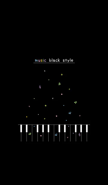music black styleの着せ替えメイン画像