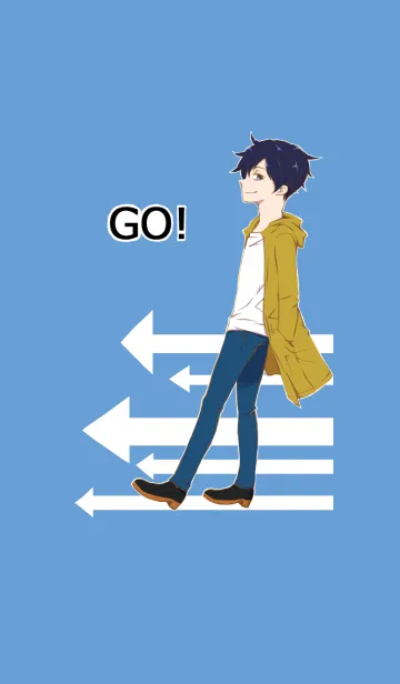 [LINE着せ替え] GO！の画像1