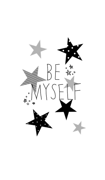 [LINE着せ替え] BE MYSELF*自分らしくの画像1