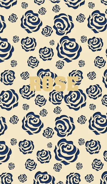 [LINE着せ替え] Cutting picture of rose. -NAVY-の画像1