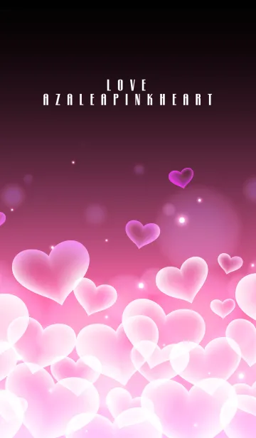 [LINE着せ替え] LOVE AZALEA PINK HEARTの画像1