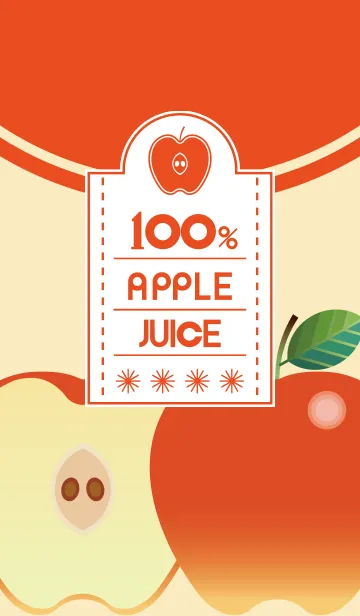 [LINE着せ替え] 100%・アップル・ジュースの画像1