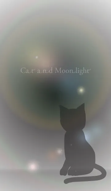 [LINE着せ替え] Cat and Moonlightの画像1