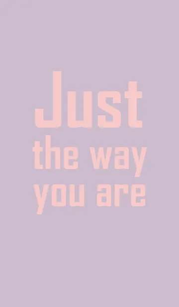 [LINE着せ替え] Just the way you are(pink×purple）の画像1