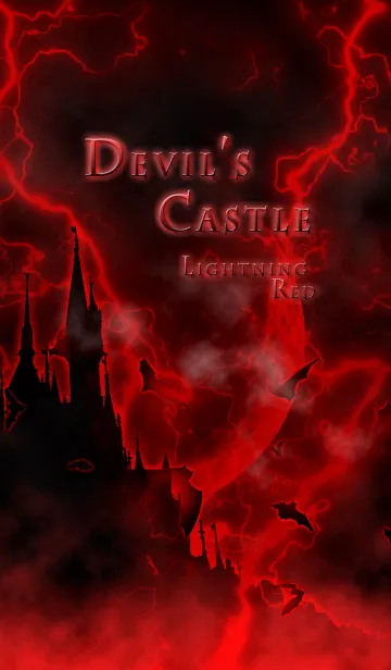 [LINE着せ替え] 雷光の悪魔城 赤の画像1
