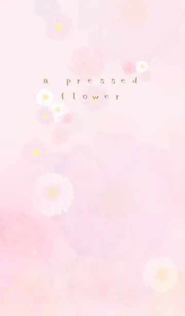 [LINE着せ替え] パステル フラワー (ピンク×パープル)の画像1