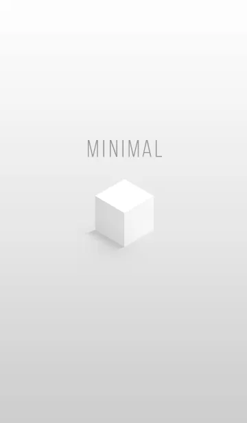 [LINE着せ替え] ミニマリズム_モノクロ/001の画像1
