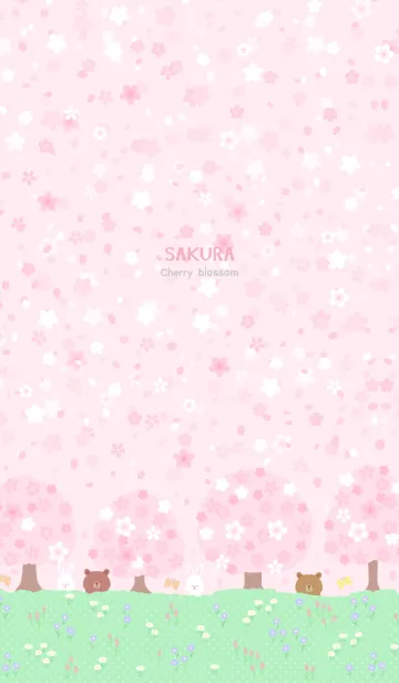 桜の花いっぱいの着せ替えメイン画像