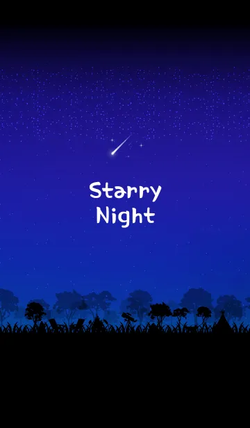 [LINE着せ替え] 星が輝く夜の画像1
