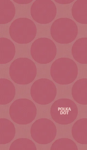 [LINE着せ替え] Polka Dot[Old Rose]の画像1