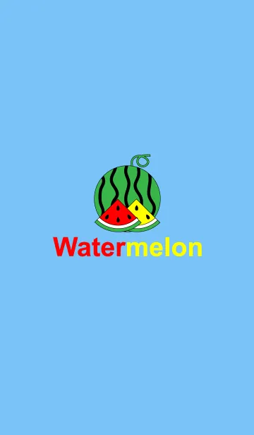 [LINE着せ替え] Red ＆ Yellow Watermelonの画像1