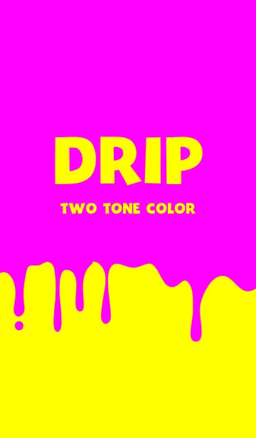 [LINE着せ替え] ドリップ 2トーン カラー スタイル 8の画像1
