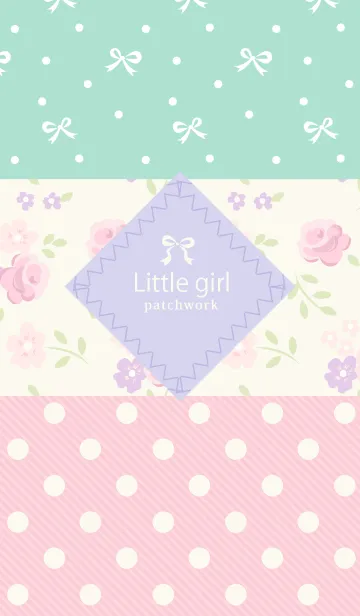 [LINE着せ替え] little girl patchworkの画像1