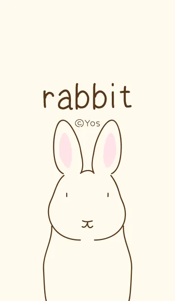 うさぎのゆるいきせかえの着せ替えメイン画像