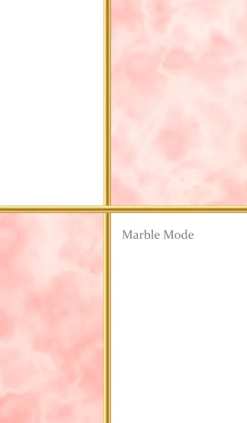 [LINE着せ替え] Marble mode Pink square～大理石の画像1