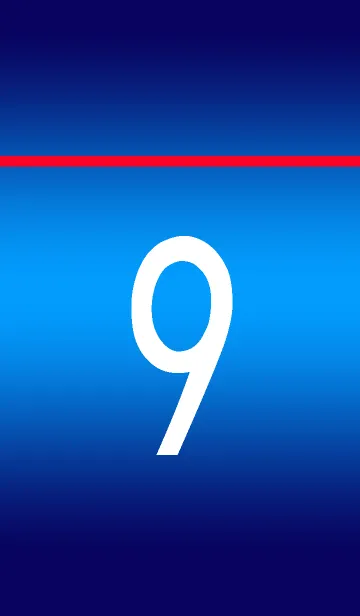 [LINE着せ替え] 背番号9*addの画像1