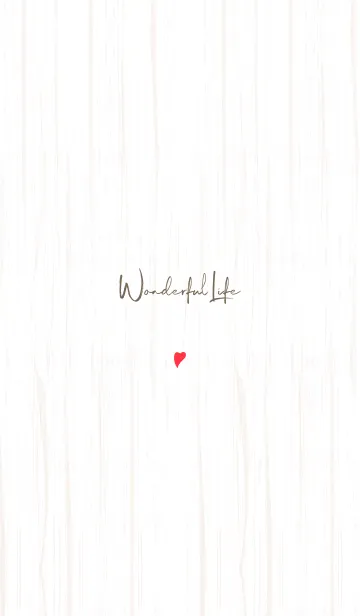 [LINE着せ替え] Simple Handwriting style -White Wood-の画像1