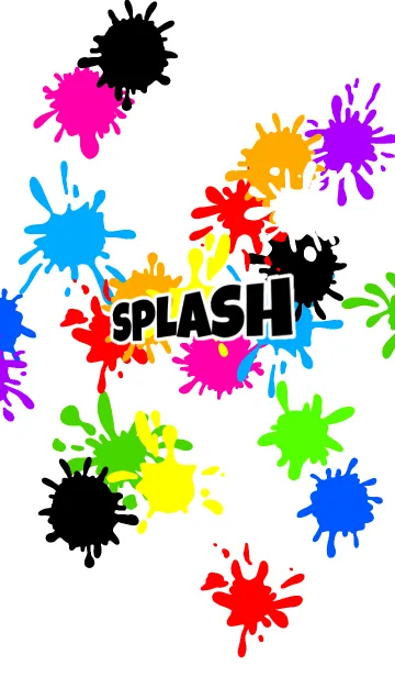 [LINE着せ替え] Splaaaash！！ ホワイトバージョンの画像1