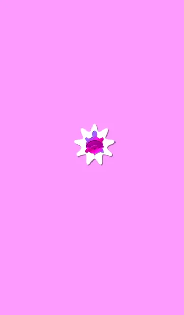 [LINE着せ替え] 運気上昇タートル扇子ピンクの画像1