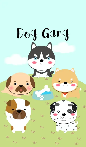 [LINE着せ替え] Dog Gang Theme(jp)の画像1