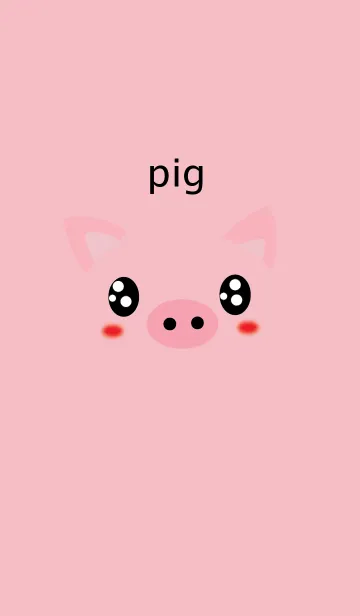 [LINE着せ替え] my Pink pig 1の画像1