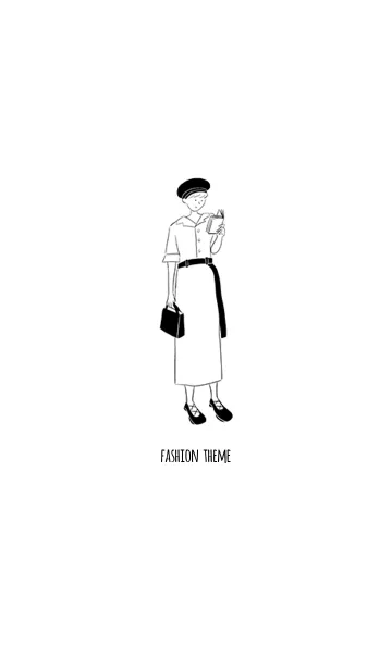 SIMPLE FASHION THEME 03の着せ替えメイン画像