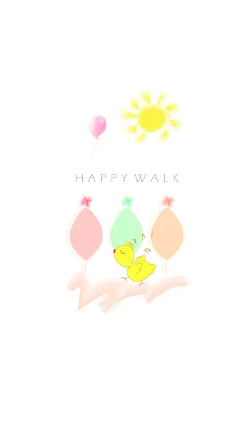 artwork_Happy walkの着せ替えメイン画像