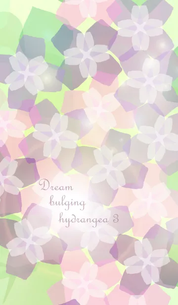[LINE着せ替え] Dream bulging hydrangea 3の画像1