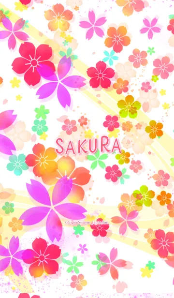 [LINE着せ替え] 彩桜の画像1