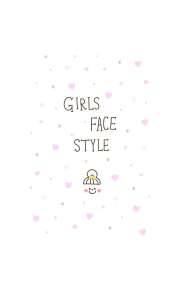 GIRLS FACE STYLE2の着せ替えメイン画像