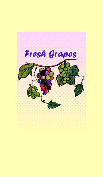 [LINE着せ替え] Fresh grapes！の画像1
