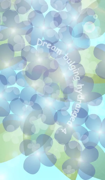 [LINE着せ替え] Dream bulging hydrangea 4の画像1