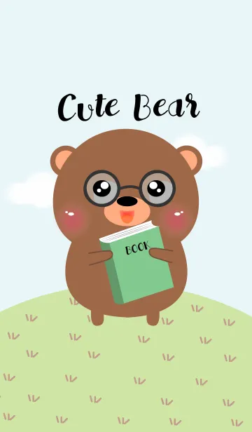 [LINE着せ替え] I'm Brown Bear theme Vr.2(jp)の画像1