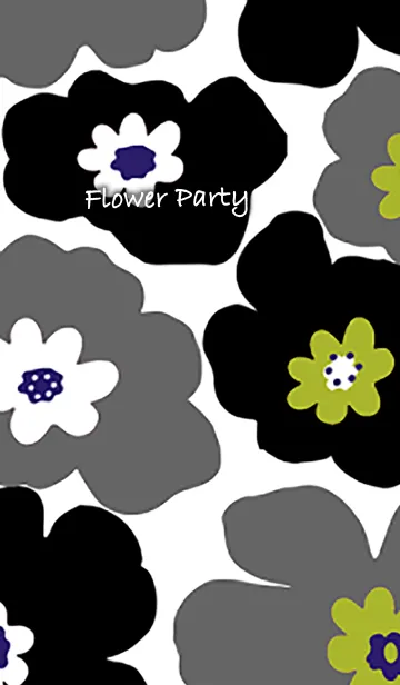 [LINE着せ替え] Flower Partyの画像1