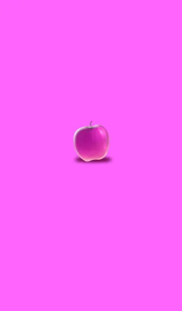 [LINE着せ替え] クールなりんごピンクの画像1