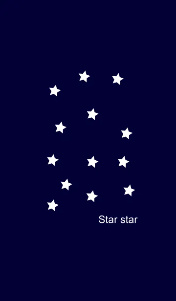 [LINE着せ替え] Star star star in blueの画像1