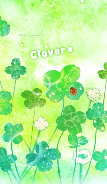 [LINE着せ替え] Happy！ Clover*の画像1
