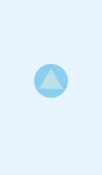 [LINE着せ替え] 薄型の単純な三角形の画像1