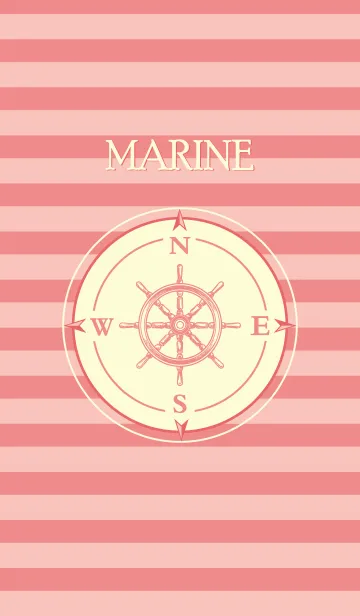 [LINE着せ替え] Pink Marineの画像1