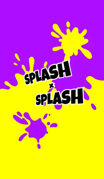 [LINE着せ替え] ☆Splash × Splash★Yellow × Purpleの画像1